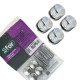 Botao Frances Sforplast Zamac Cromado Com Bucha Parafuso Cartela Com 4 Pecas