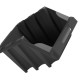 Gaveteiro Preto Bin No.3 Presto Empilhavel - Kit C/12 Pecas
