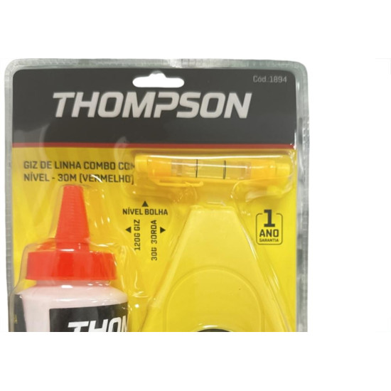 Giz De Linha Thompson Combo 30M Vermelho - 1894