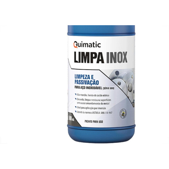 Limpa Inox Quimatic 500Ml - Li1