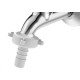 Torneira Jardim Metal Cromada Docol Nova Pertutti 1130 Curta - 1/2'' Com Bico