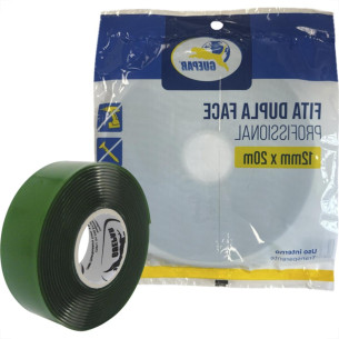 Fita Dupla Face Guepar Profissional Transparente - 2Kg - 12Mm X 20M - 07808
