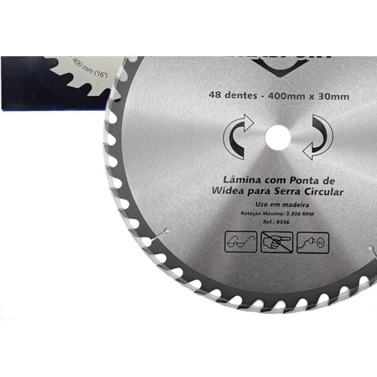 Serra Circular Widea Brasfort/Premium 400Mm X 48 Dentes X30Mm Serra Circular Widea Brasfort/Premium 400Mm X 48 Dentes X30Mm