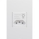 Conjunto Qualitronix Branco Tomada Com Dps Protector Linha Informatica - 0101026Br