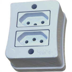 Sistema Box Flp Viena 2 Tomadas 2P+T. 20A. - 1430544