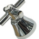 Acabamento Para Registro Unifix Styllo C-80 - 3/4'' Canolpla Cromada