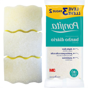 Esponja De Banho Diario 3M Ponjita Leve 3 Pague 2 - H0002271700