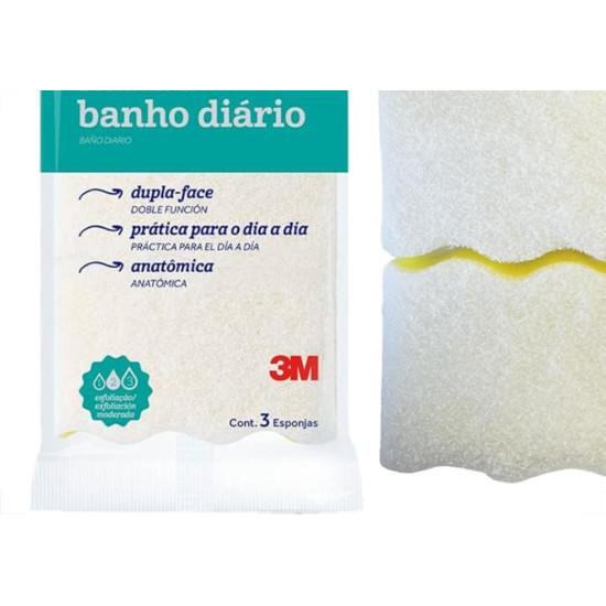 Esponja De Banho Diario 3M Ponjita Leve 3 Pague 2 - H0002271700