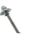 Parafuso Para Vaso Sanitario Art Metais 304 Inox B-12 Arruela Abs Cromado Com 02 Pecas