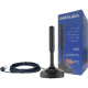 Antena Interna Aquario Digital Hdtv Com Cabo 2,5M