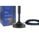 Antena Interna Aquario Digital Hdtv Com Cabo 2,5M