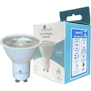 Lampada Dicroica Led Gaya 7W. Mr16 Bivolt 2700K - 9254