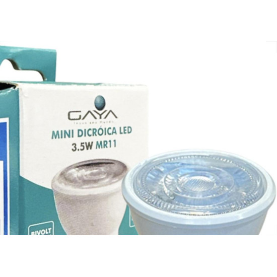 Lampada Dicroica Led Gaya Mini 3,5W. Mr11 Bivolt 2700K - 9250