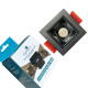 Spot Mini De Embutir Led Gaya Focco 3W 2700K Bivolt Preto 45º Ip20 - 7582