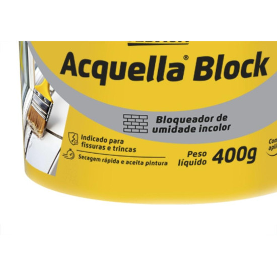 Otto Vedacit Acquella Block Bloqueador De Umidade Incolor - 400G.
