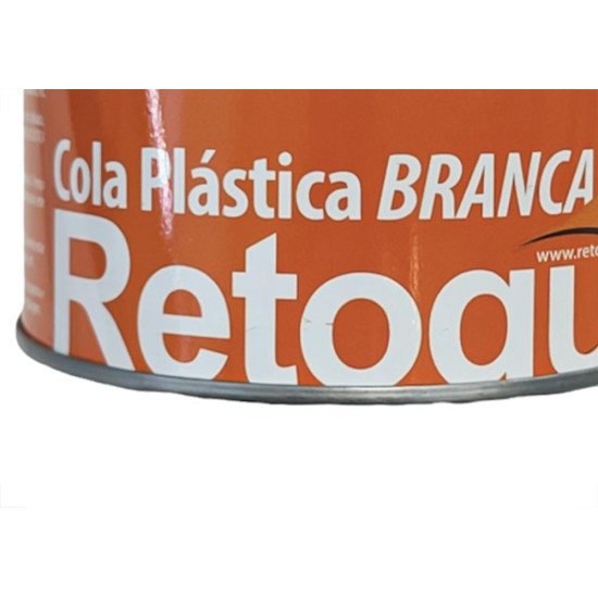 Massa Plastica Retoque Branca 400G - Kit C/12 Pecas