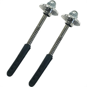 Parafuso Para Tanque Inox Art Metais B-12 12Cm Acabamento Latao Com 2 Pecas
