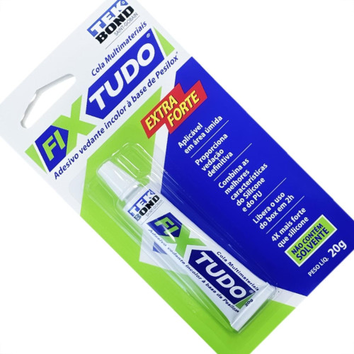 Cola Selante Tekbond Fix Tudo Incolor 20Gr Blister