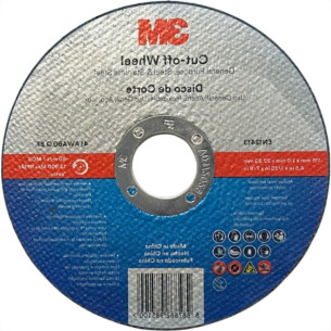 Disco Corte Aco Inox 3M - 4.1/2''X1/25''X7/8'' Cut-Off - Fino 1,0Mm