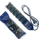Filtro Linha Dicompel 6 Tomadas 2P+T. Preto 10A. Com Chave Liga Des Liga Bivolt - Dc-605/15