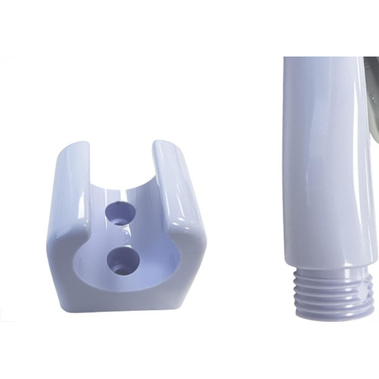 Gatilho Para Ducha Higienica Alpha Abs Branco/Cromado