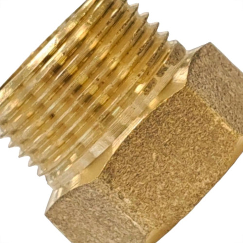 Aumento De Latao Amarelo 1/2'' Curto Alpha - Kit C/6 Pecas