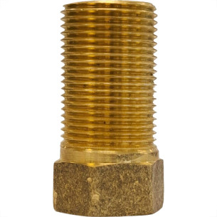 Aumento De Latao Amarelo 1/2'' Longo Alpha - Kit C/6 Pecas