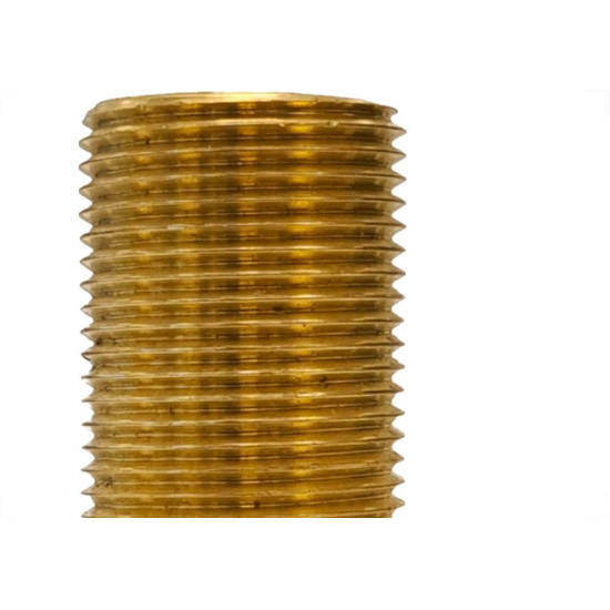 Aumento De Latao Amarelo 1/2'' Longo Alpha - Kit C/6 Pecas
