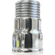 Extensao Latao Cromada Alpha 1/2'' Curta - Kit C/6 Pecas