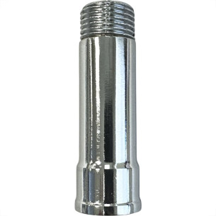 Extensao Latao Cromada Alpha 1/2'' Longa - Kit C/6 Pecas