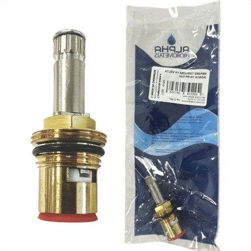 Reparo Para Torneira Alpha Vermelho 1/4 Volta Rosca 18 Rpt004