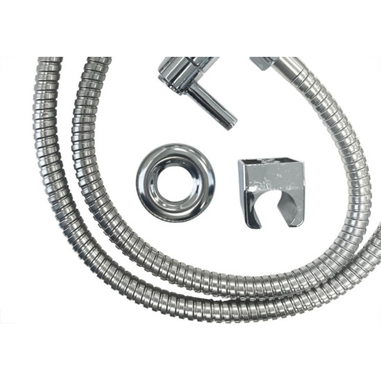 Ducha Higienica Alpha 1/4V. Com Registro C-72 Gatilho Metal