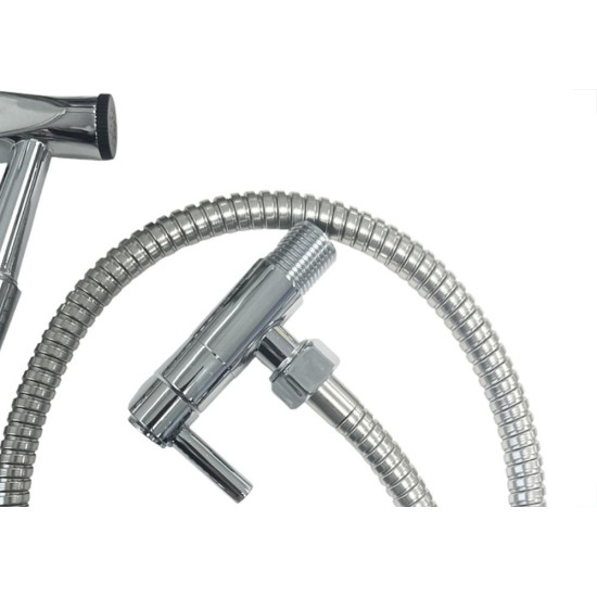 Ducha Higienica Alpha 1/4V. Com Registro C-72 Gatilho Metal