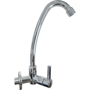 Torneira Bica Movel Pia Parede Metal Alpha 1/4V. 1168 - C-72 Light