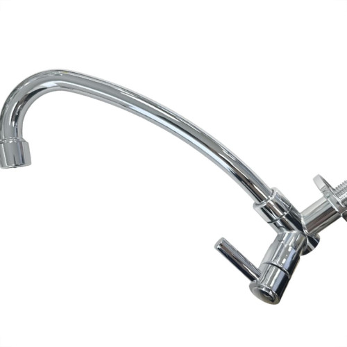 Torneira Bica Movel Pia Parede Metal Alpha 1/4V. 1168 - C-72 Light