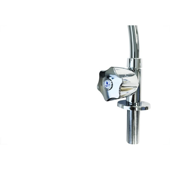 Torneira Bica Movel Pia Mesa Metal Alpha 1169 - C-50 - 1/4 Volta