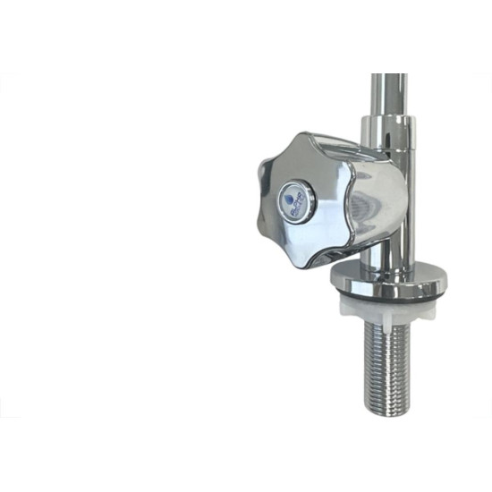 Torneira Bica Movel Lavatorio Metal Alpha 1195 - 1/4V. - C-50 Light Cromada