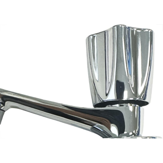 Torneira Lavatorio Metal Cromada Alpha 1194 - C-50 1/4V. Light Luxo