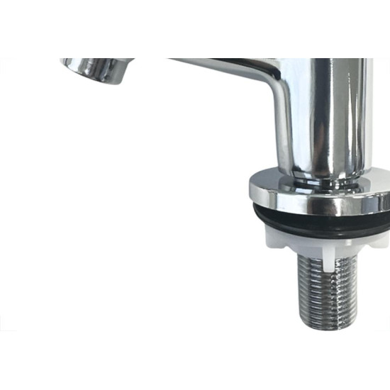 Torneira Automatica Lavatorio Metal Mesa Alpha Alphamatic Cromada 2200