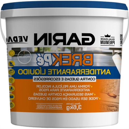 Antiderrapante Liquido Garin Brekpe Contra Quedas Incolor 3,6Kg