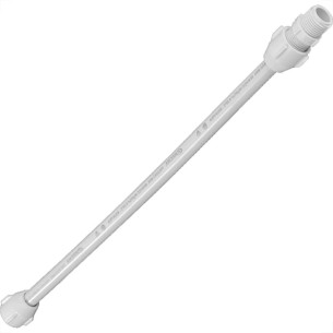 Engate Flexivel Branco Pvc Krona 40Cm - Kit C/20 Pecas