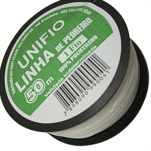 Linha Para Pedreiro Trancada Unifio 50M - Kit C/12 Pecas Linha Para Pedreiro Trancada Unifio 50M - Kit C/12 Pecas