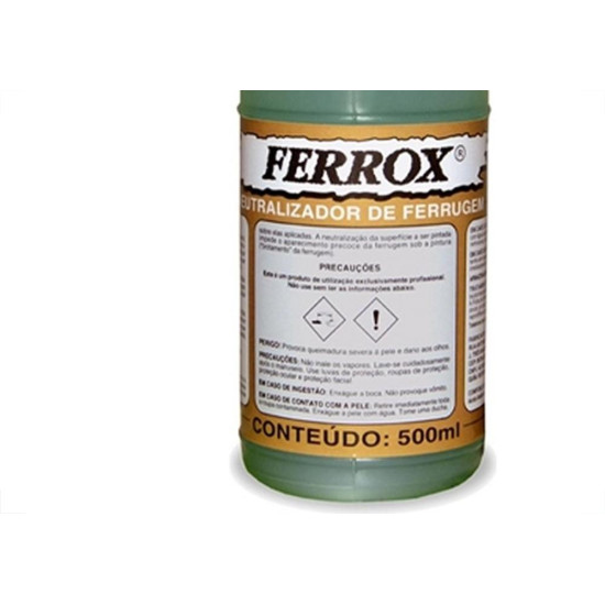 Kit C/3 - Removedor De Ferrugem Ferrox Anticorrosivo 500Ml Kit C/3 - Removedor De Ferrugem Ferrox Anticorrosivo 500Ml