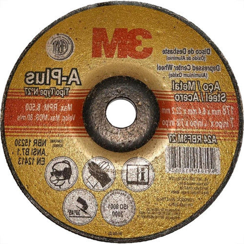 Disco Desbaste 3M - 7''X1/4''X7/8'' - Kit C/25 Pecas Disco Desbaste 3M - 7''X1/4''X7/8'' - Kit C/25 Pecas