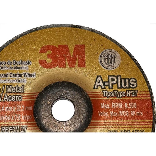 Disco Desbaste 3M - 7''X1/4''X7/8'' - Kit C/25 Pecas Disco Desbaste 3M - 7''X1/4''X7/8'' - Kit C/25 Pecas