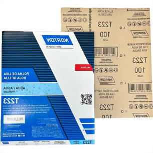Lixa D Agua Norton 100 - Kit C/50 Pecas