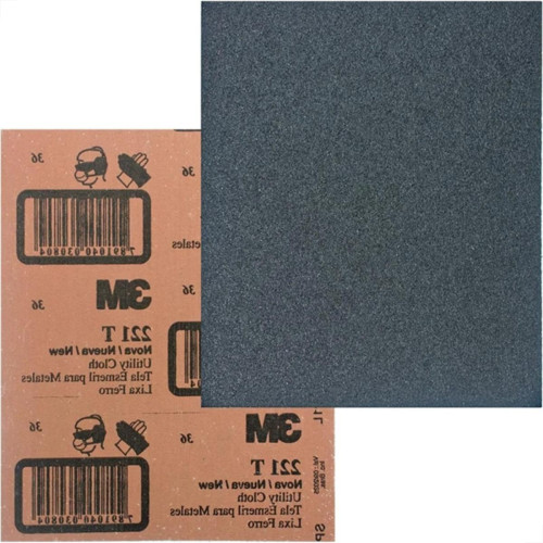 Lixa Ferro 3M 180 - Kit C/50 Pecas Lixa Ferro 3M 180 - Kit C/50 Pecas