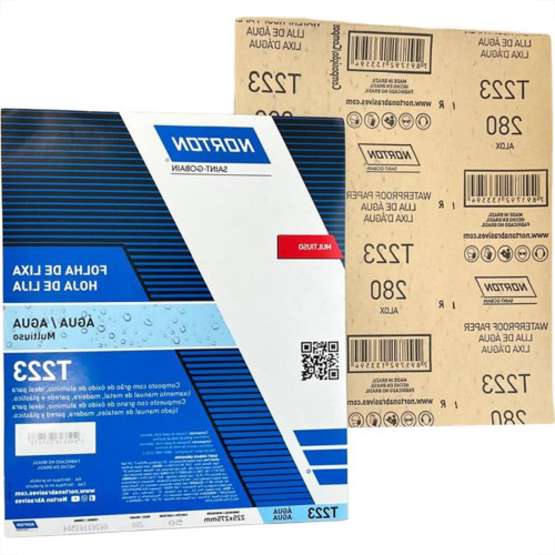 Lixa D Agua Norton 280 - Kit C/50 Pecas