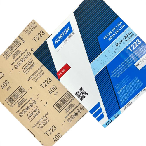 Lixa D Agua Norton 400 - Kit C/50 Pecas