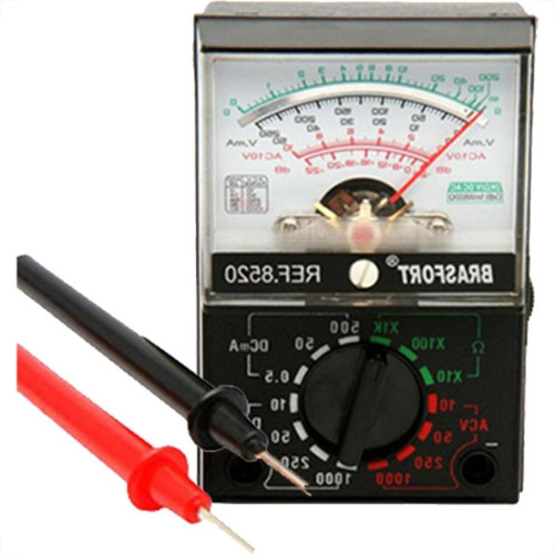 Multimetro Analogico Brasfort Acompanha Pilhas Ref-8521 Multimetro Analogico Brasfort Acompanha Pilhas Ref-8521